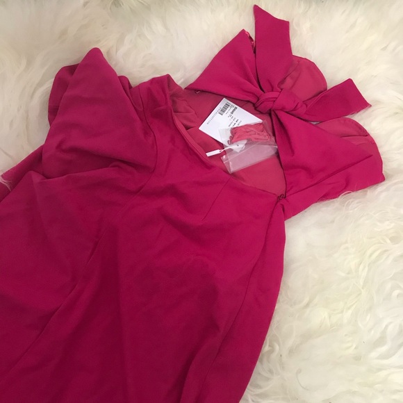 ELLIATT IMPACT STRAPLESS RUFFLED COCKTAIL DRESS - Picture 7 of 8